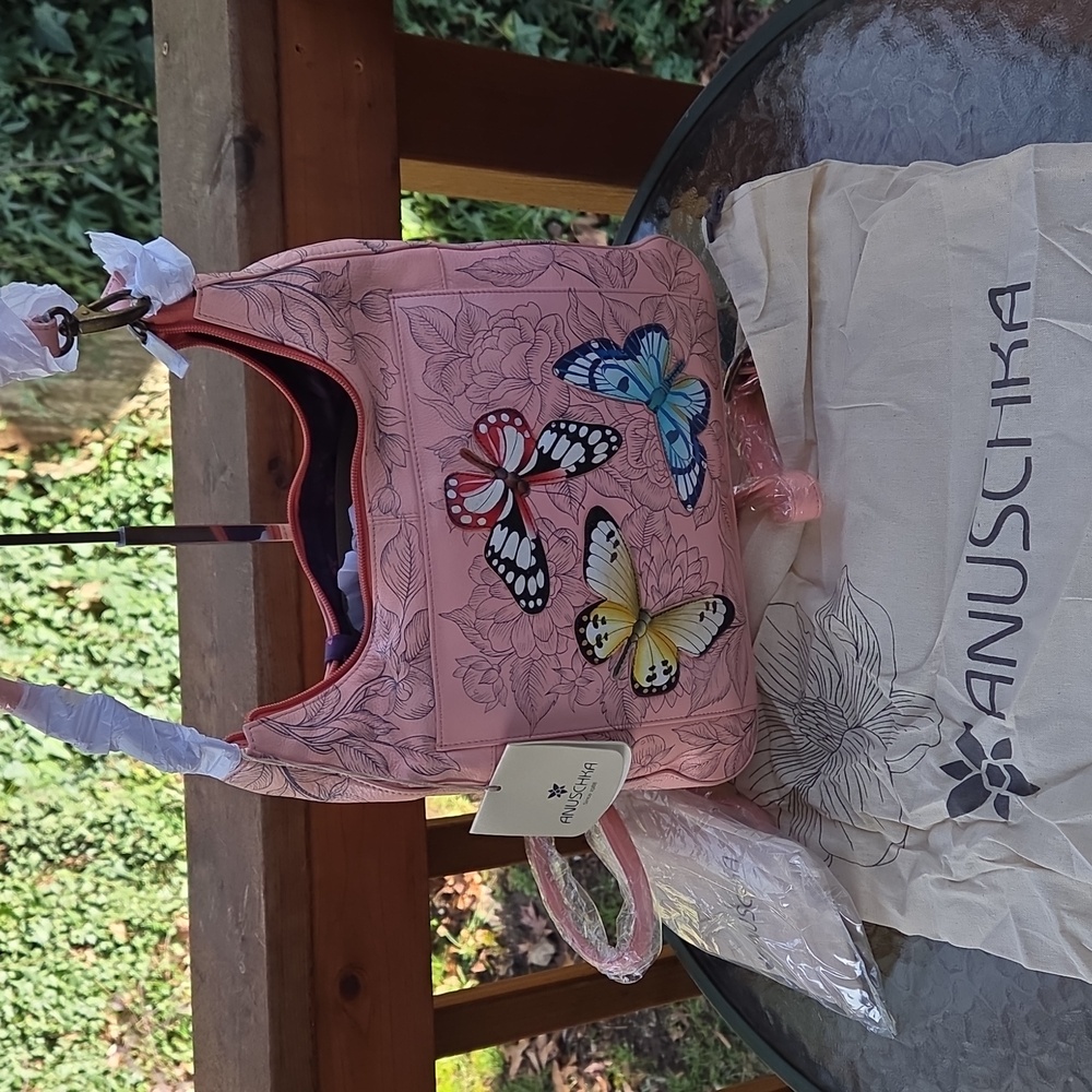 Nwts-ANUSCHKA Butterfly Bag